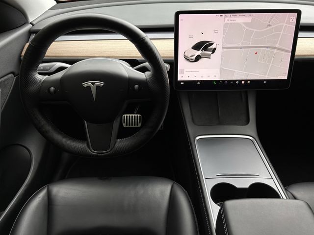 Used 2021 Pearl White Multi-Coat Tesla Long Range image 12