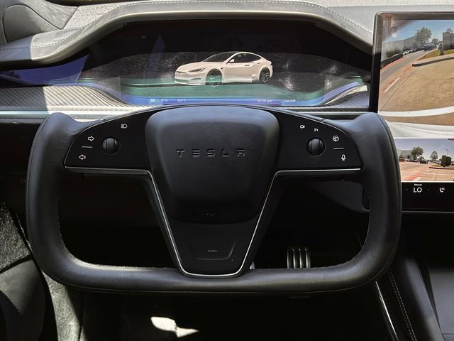 Used 2021 Pearl White Multi-Coat Tesla Plaid image 12