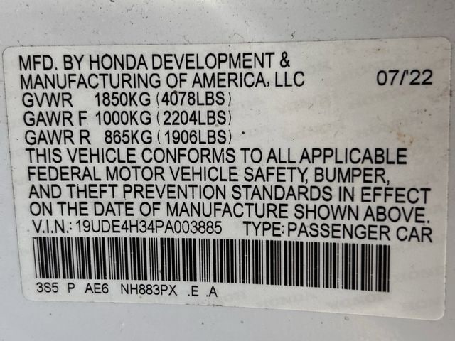 Used 2023 Platinum White Pearl Acura A-Spec Package image 34