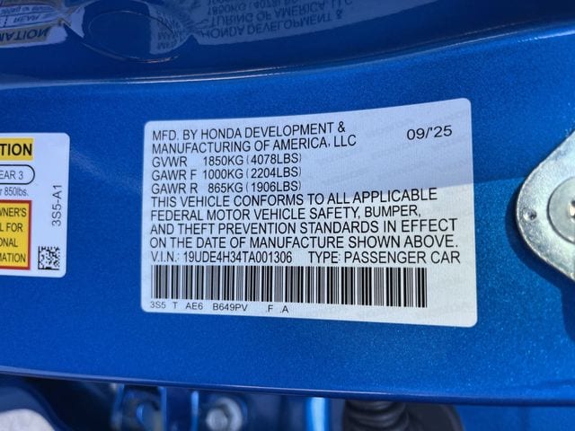 Used 2026 Platinum White Pearl Acura A-Spec Package image 34