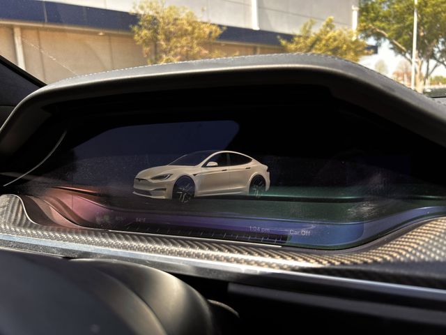 Used 2021 Pearl White Multi-Coat Tesla Plaid image 15