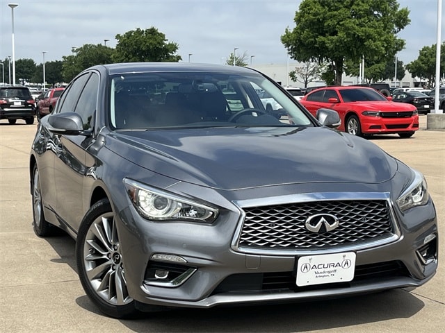 Used 2022 INFINITI Q50 LUXE with VIN JN1EV7BP5NM311730 for sale in Arlington, TX