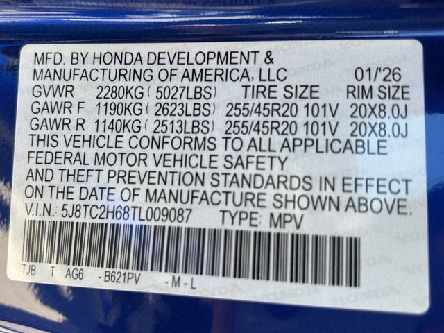 New 2026 Apex Blue Pearl Acura A-Spec Package image 39