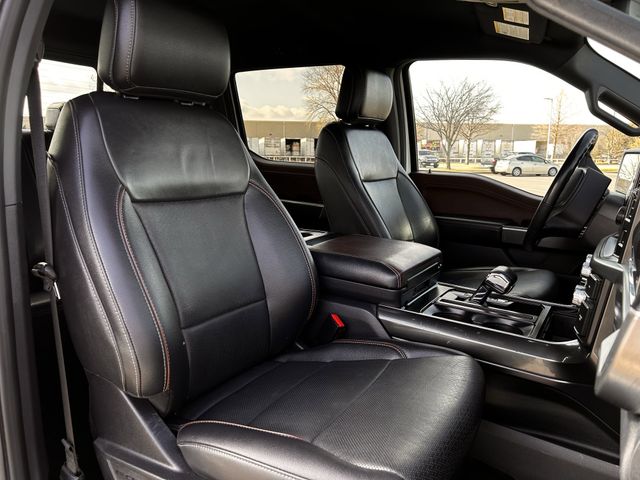 Used 2022 Star White Metallic Tri-Coat Ford Lariat image 29