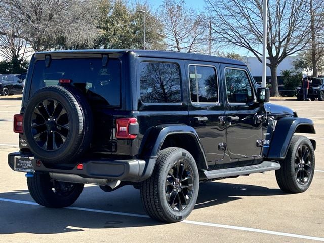 Used 2023 Black Clearcoat Jeep Sahara 4xe image 4