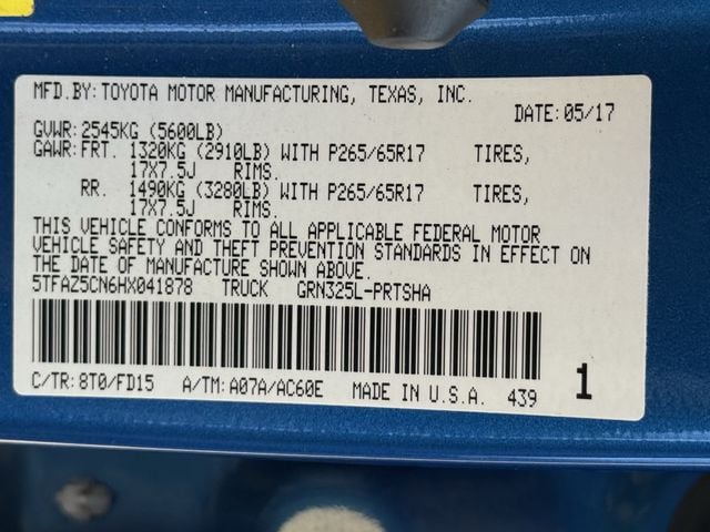 Used 2017 Blazing Blue Pearl Toyota TRD Sport image 30