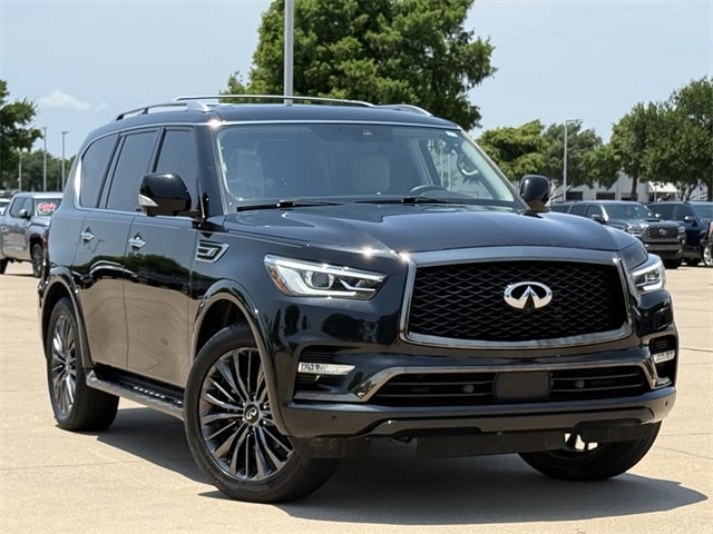 Used 2021 INFINITI QX80 PREMIUM SELECT 4WD with VIN JN8AZ2AE4M9271830 for sale in Arlington, TX