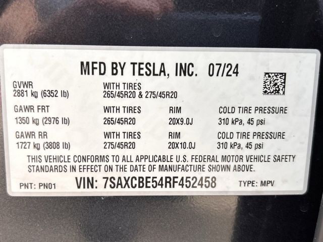 Used 2024 Stealth Gray Tesla Base image 35