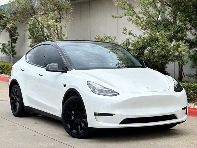 Used 2021 Pearl White Multi-Coat Tesla Long Range image 2