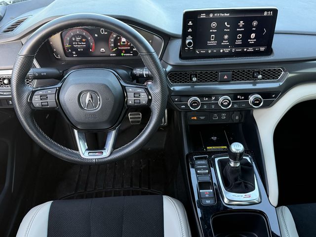 Certified Used 2025 Platinum White Pearl Acura Type S image 12