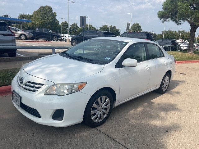 Used 2013 Toyota Corolla LE with VIN 5YFBU4EE5DP127668 for sale in Irving, TX