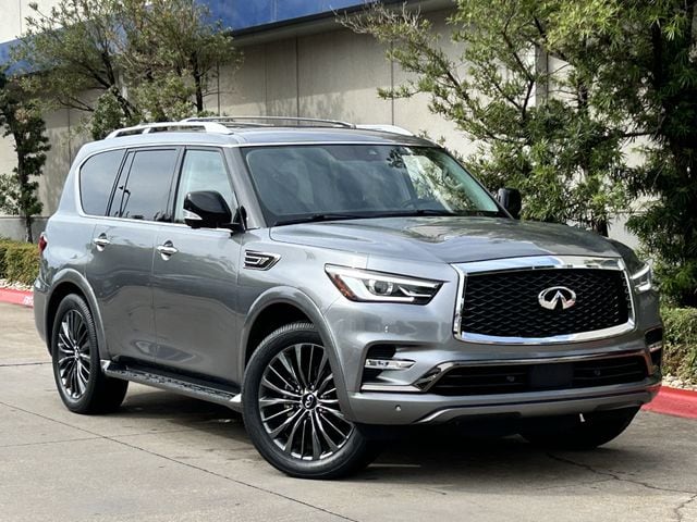 Used 2021 Graphite Shadow INFINITI Premium Select image 2