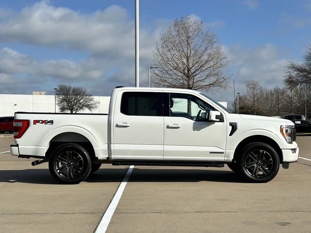 Used 2022 Star White Metallic Tri-Coat Ford Lariat image 3