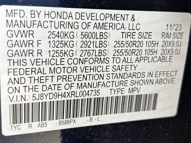 Certified Used 2024 Fathom Blue Pearl Acura Technology image 35