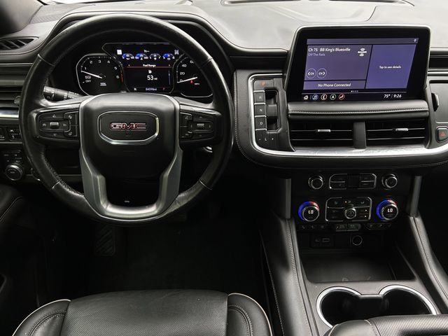 Used 2021 White Frost Tricoat GMC SLT image 12