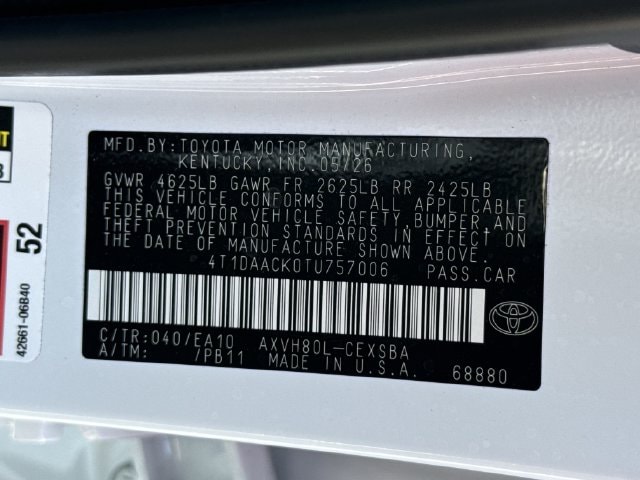 Used 2026 Ice Cap Toyota SE image 30