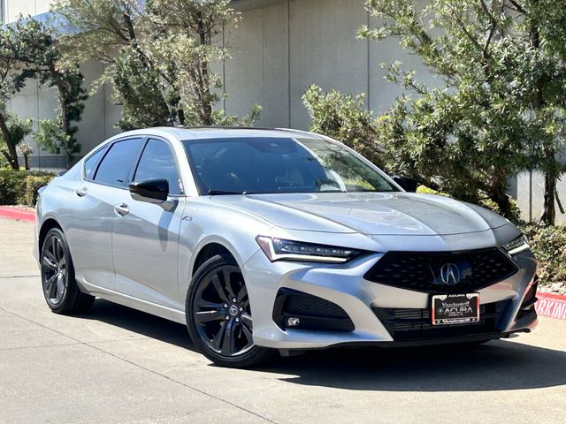 Certified Used 2023 Lunar Silver Metallic Acura A-Spec Package image 2