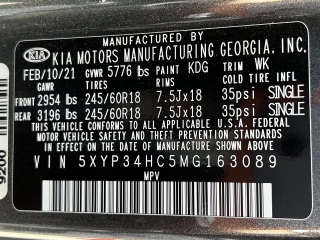 Used 2021 Gravity Gray Kia EX image 12
