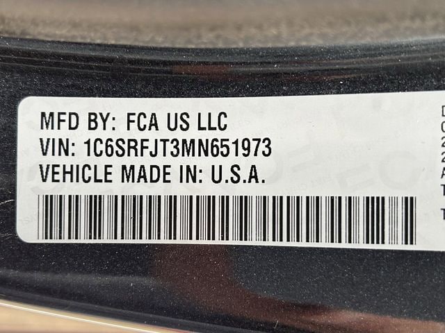 Used 2021 Maximum Steel Metallic Clearcoat Ram Laramie image 32