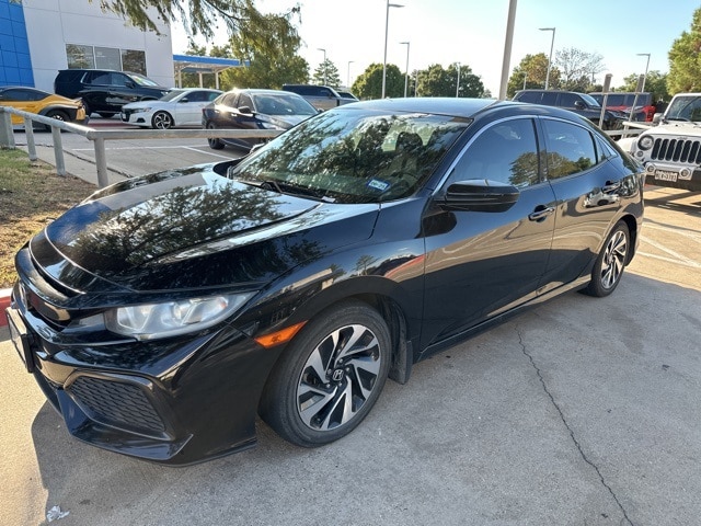 Used 2018 Honda Civic Hatchback LX with VIN SHHFK7H20JU216600 for sale in Arlington, TX