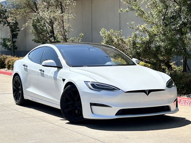 Used 2021 Tesla Model S Plaid with VIN 5YJSA1E68MF443450 for sale in Arlington, TX