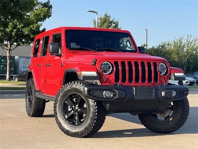 Used 2021 Jeep Wrangler Unlimited Sahara Altitude with VIN 1C4HJXEN4MW729750 for sale in Arlington, TX