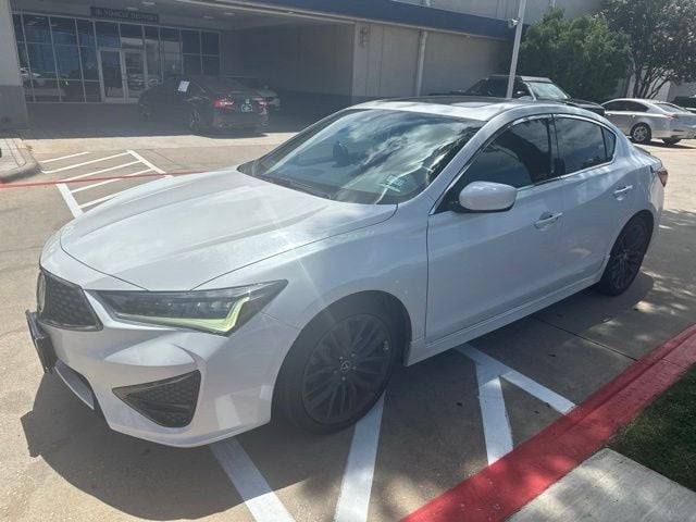 Platinum White Pearl 2019 Acura ILX FWD with Premium and A-Spec Package Sedan Front-Wheel Drive 8-Speed Dual Clutch