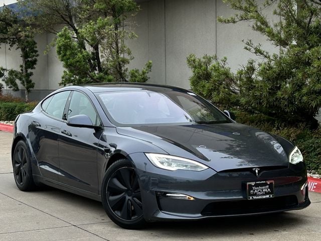 Used 2021 Tesla Model S Plaid with VIN 5YJSA1E61MF451275 for sale in Arlington, TX