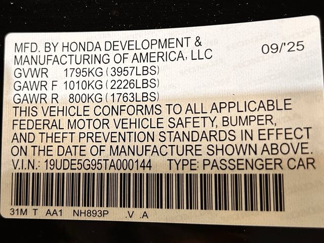 New 2026 Platinum White Pearl Acura Type S image 36