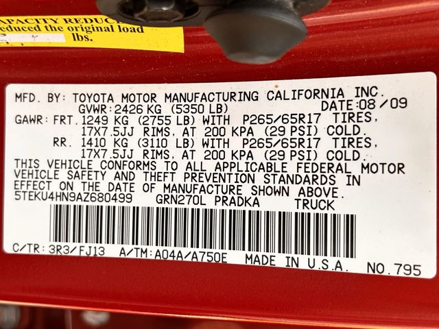 Used 2010 Barcelona Red Metallic Toyota Prerunner image 31