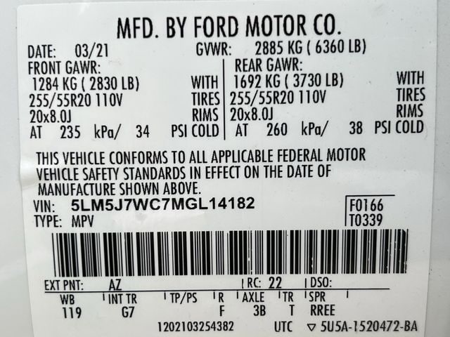 Used 2021 Pristine White Lincoln Reserve image 37