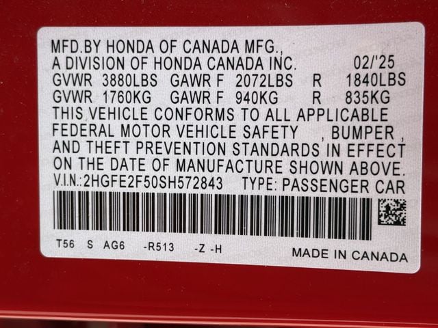 Used 2025 Rallye Red Honda Sport image 18