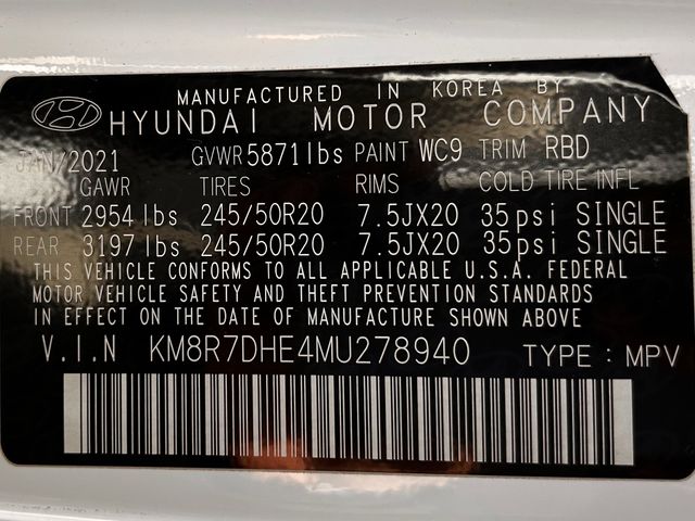 Used 2021 Hyper White Hyundai Calligraphy image 37