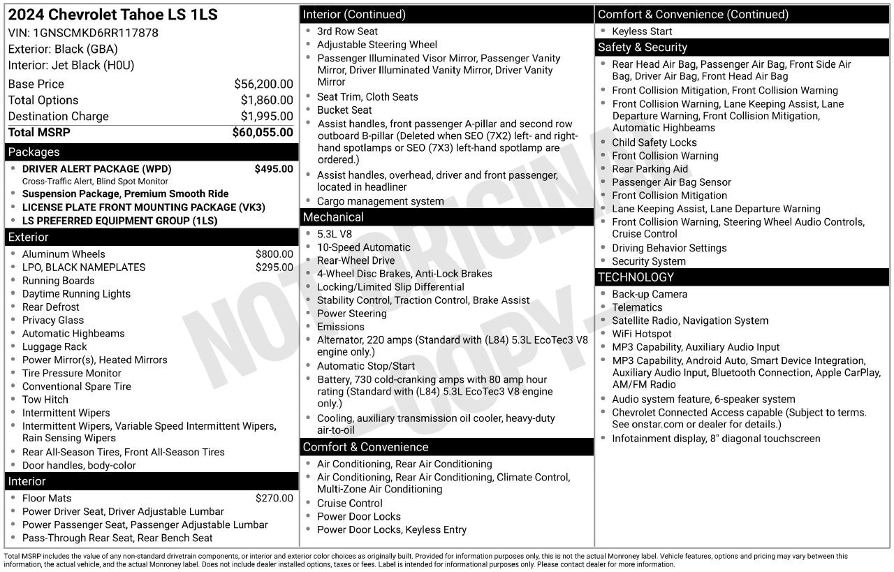 2024 Chevrolet Tahoe LS - Photo 30