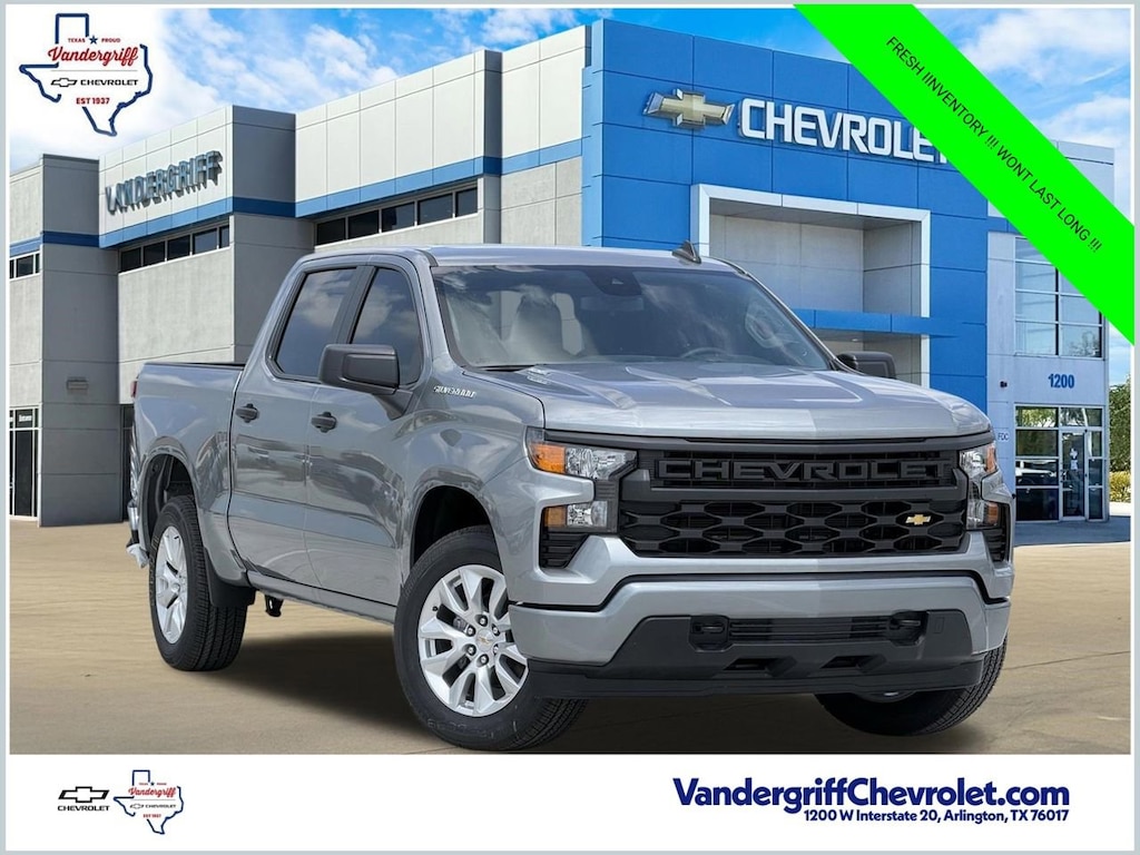 New 2026 Chevrolet Silverado 1500 Custom Truck Crew Cab
