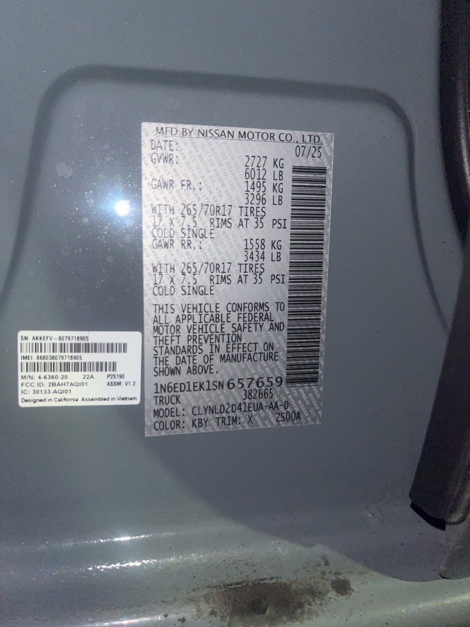 2025 Nissan Frontier PRO-4X's photo