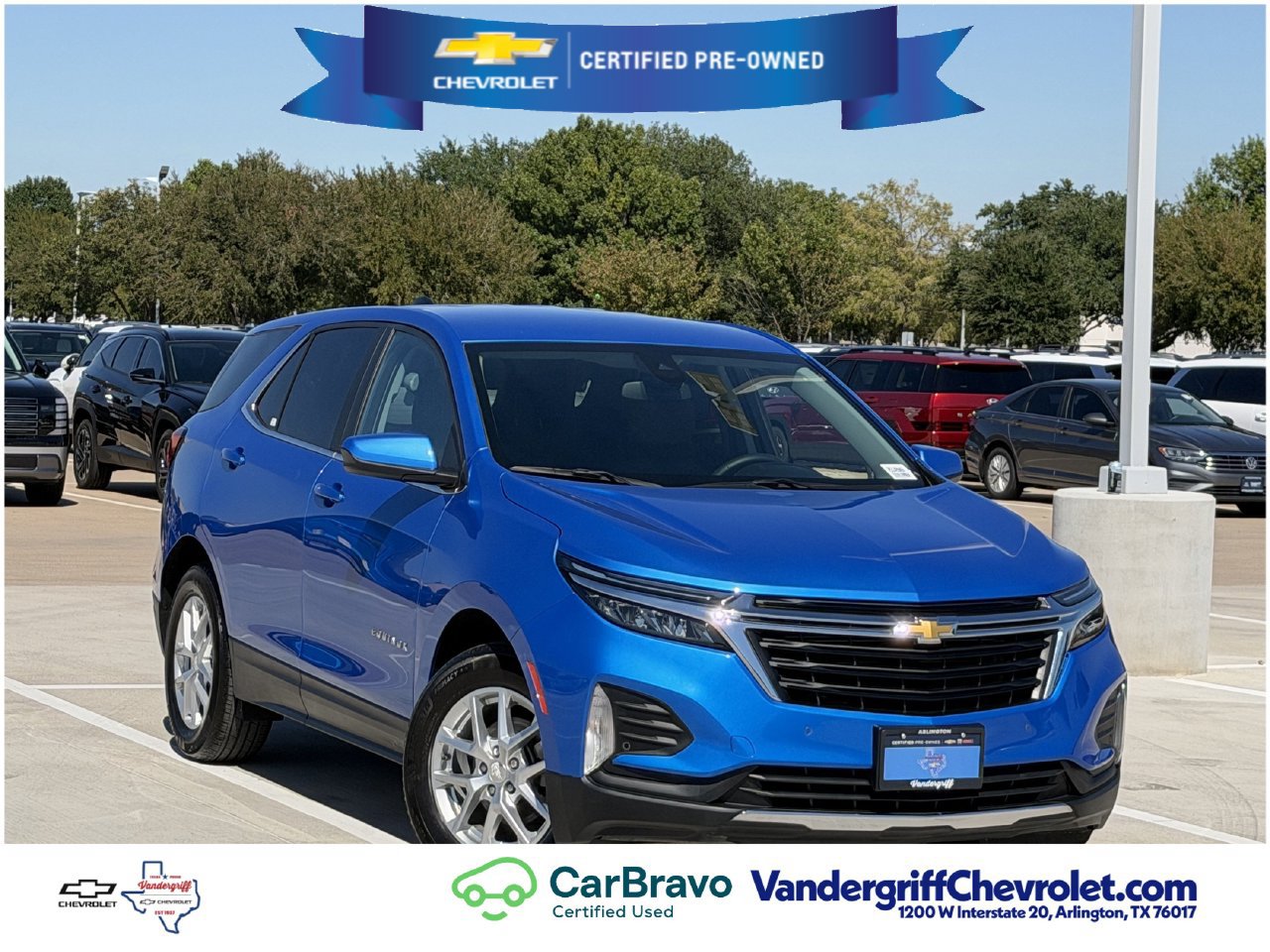 Used 2024 Riptide Blue Metallic Chevrolet LT image 2