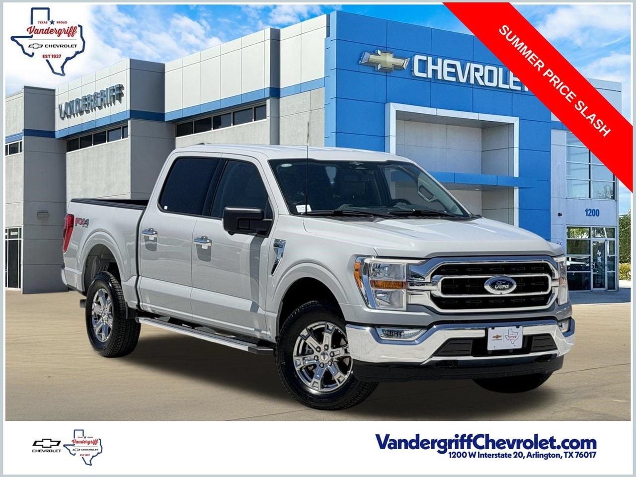 Gray 2023 Ford F-150 Pickup Truck Four-Wheel Drive Automatic