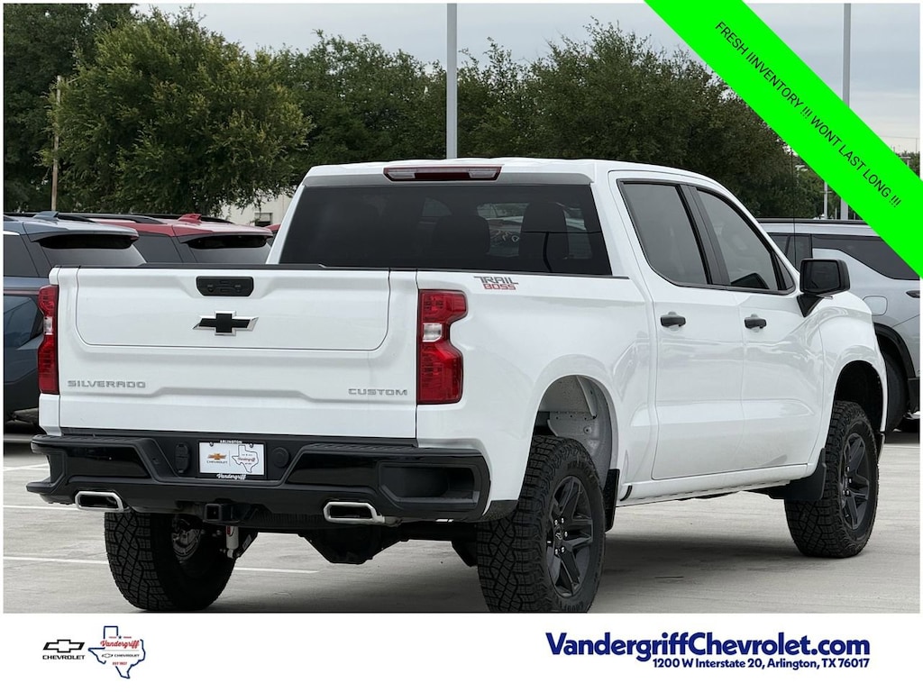 New 2026 Chevrolet Silverado 1500 Custom Trail Boss Truck Crew Cab