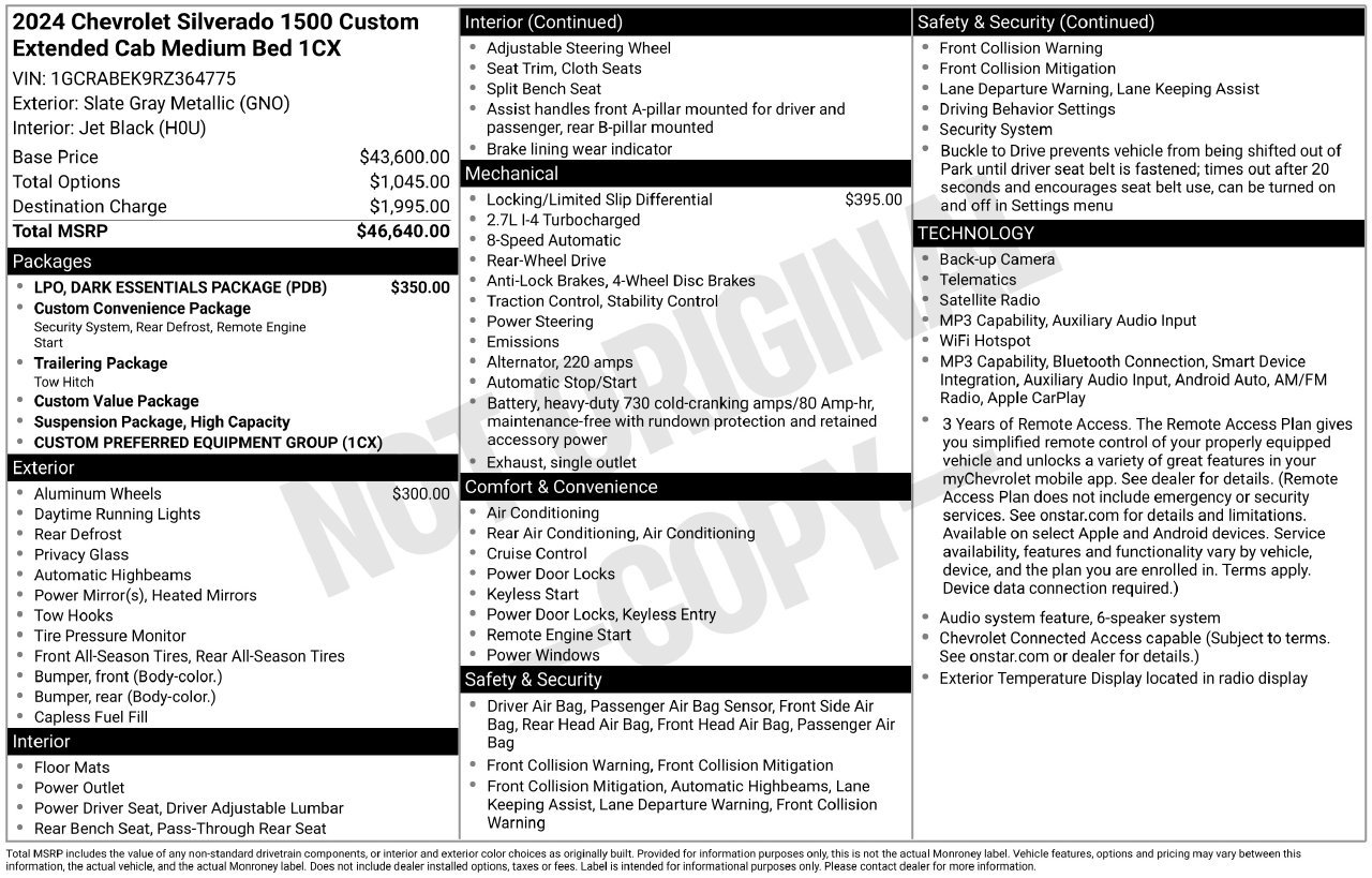 2024 Chevrolet Silverado 1500 Custom - Photo 25