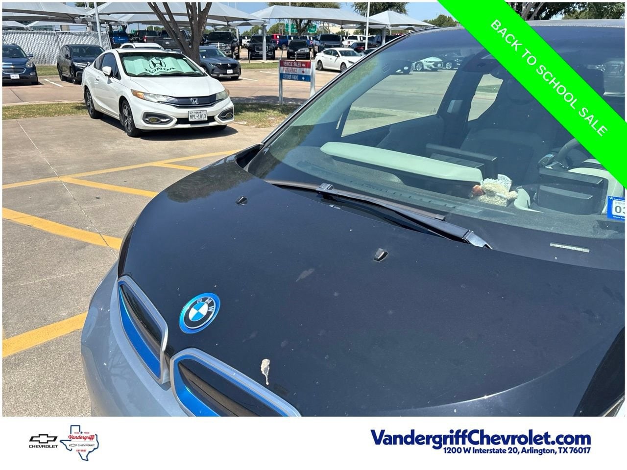 Used 2014 BMW i3 Base with VIN WBY1Z2C55EV283985 for sale in Arlington, TX