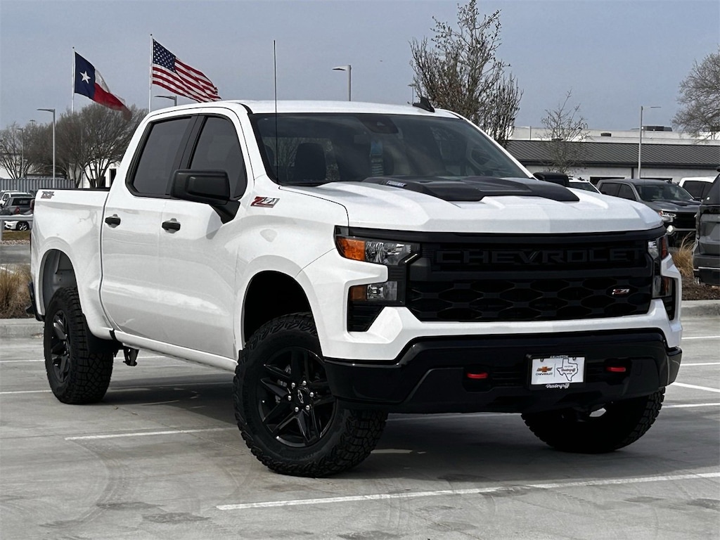 New 2026 Chevrolet Silverado 1500 Custom Trail Boss Truck Crew Cab