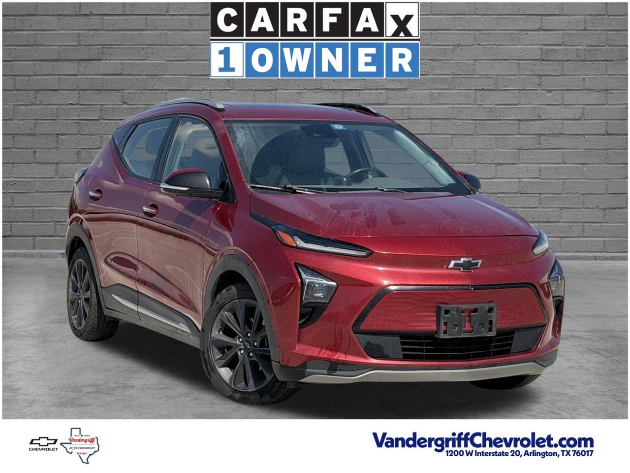 Used 2022 Chevrolet Bolt EUV Premier with VIN 1G1FZ6S01N4126540 for sale in Arlington, TX
