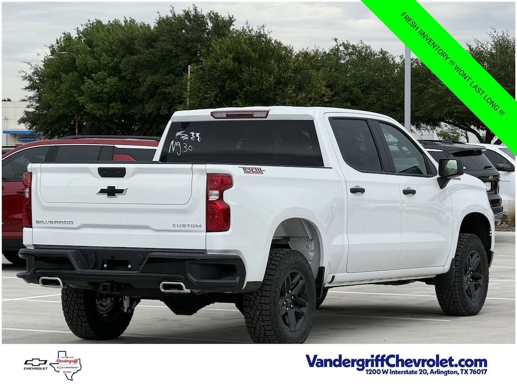 New 2026 Chevrolet Silverado 1500 Custom Trail Boss Truck Crew Cab