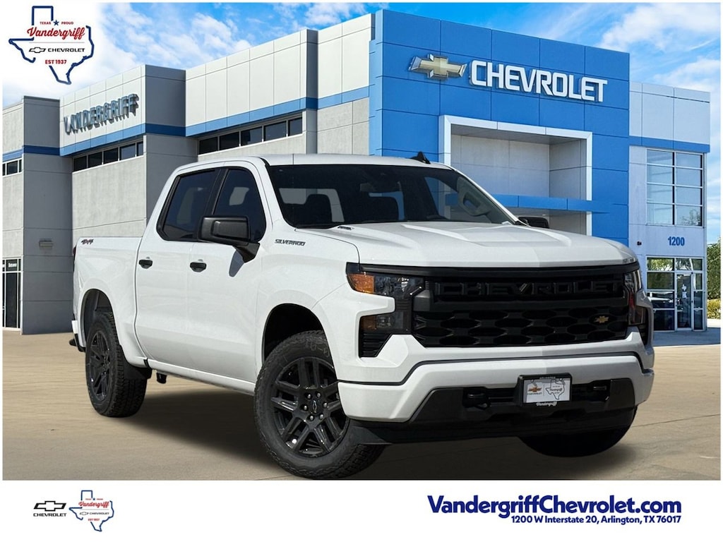New 2026 Chevrolet Silverado 1500 Custom Truck Crew Cab