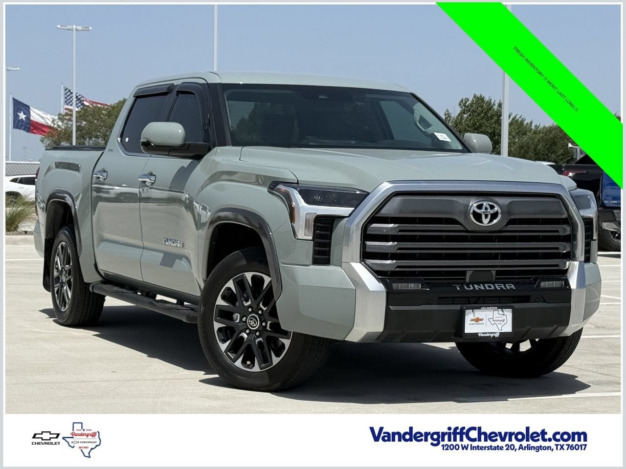 Gray 2024 Toyota Tundra Pickup Truck Four-Wheel Drive Automatic