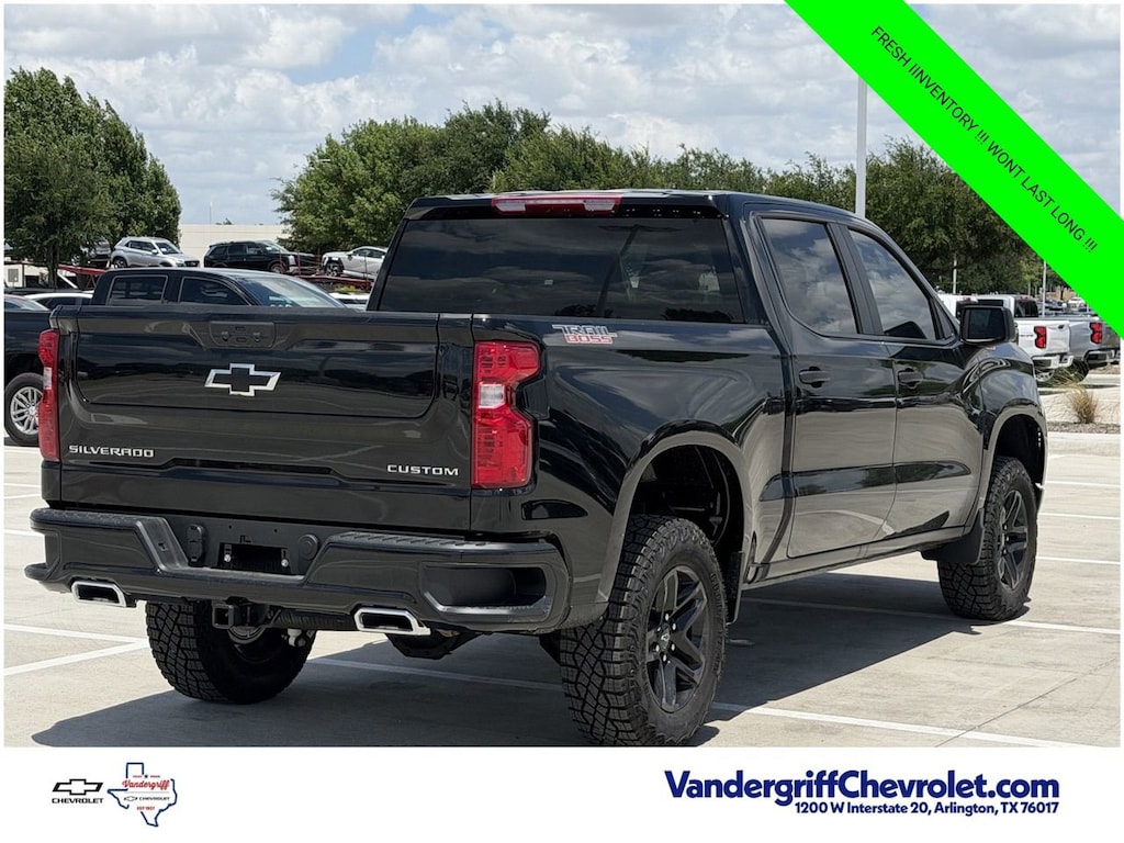 New 2026 Chevrolet Silverado 1500 Custom Trail Boss Truck Crew Cab