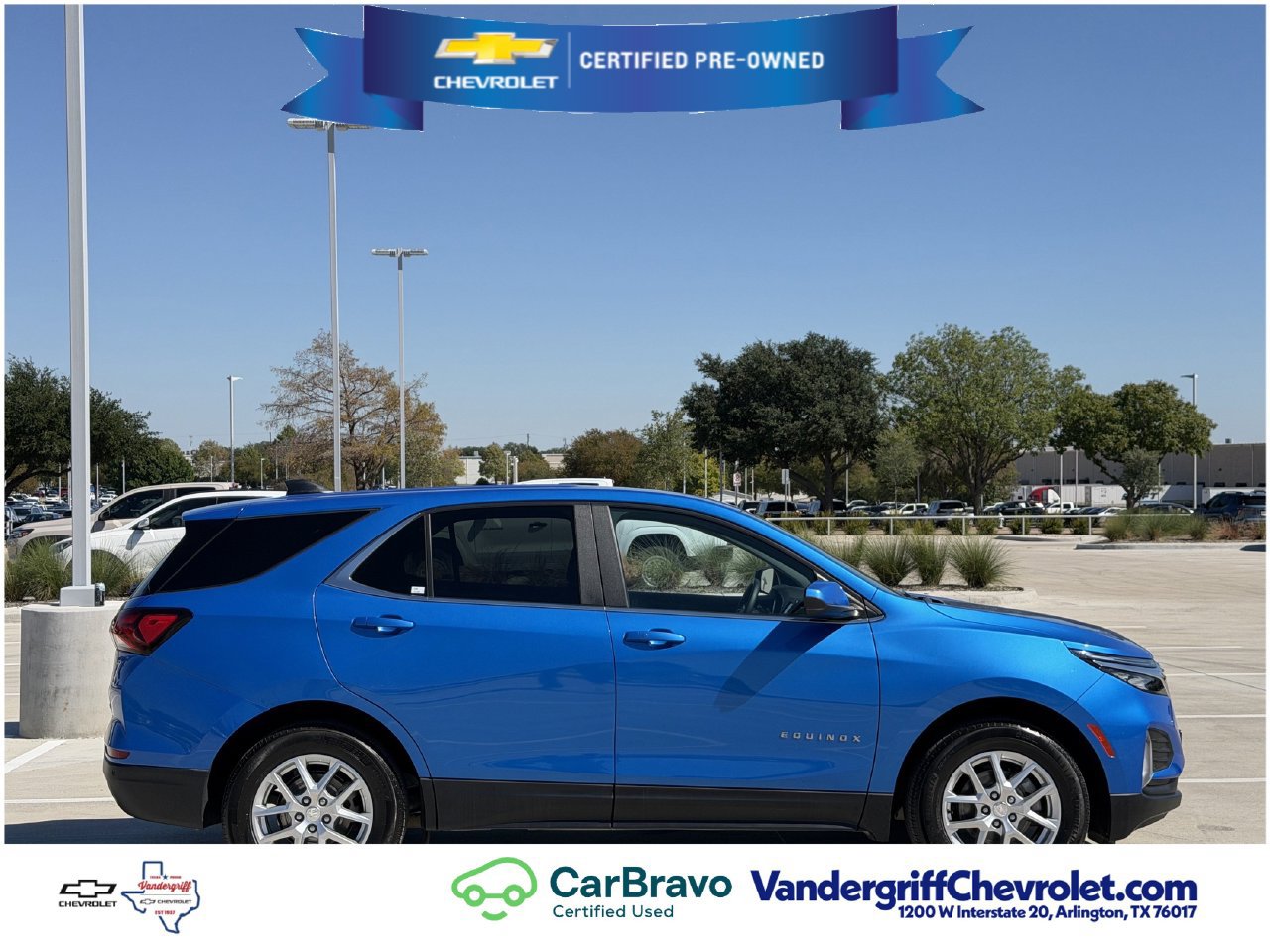 Used 2024 Riptide Blue Metallic Chevrolet LT image 3