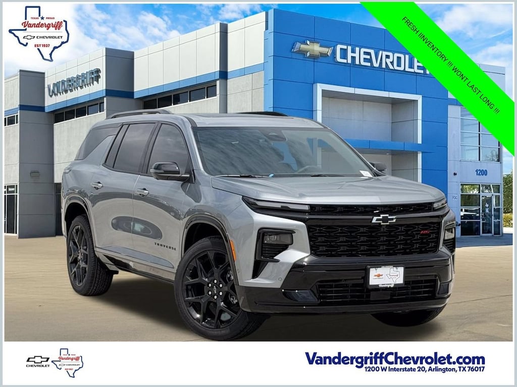 New 2026 Chevrolet Traverse RS SUV
