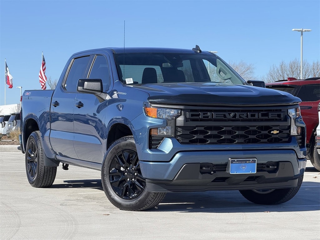 Certified 2024 Chevrolet Silverado 1500 Custom Truck Crew Cab
